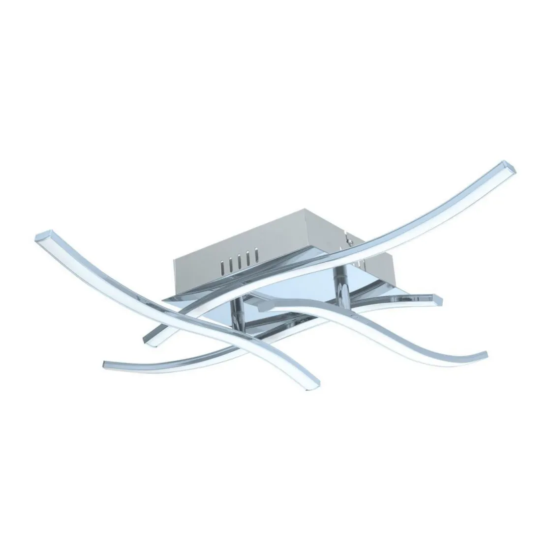 LED-Deckenleuchte Valmora chrom/weiß ^ Eglo Best