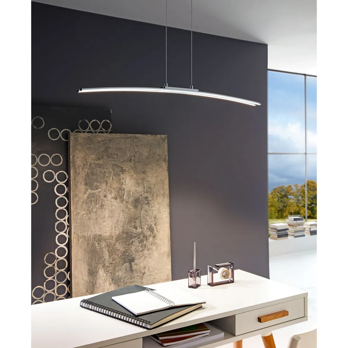 LED-Hängeleuchte Lasana 90 x 110 cm ^ Eglo Outlet
