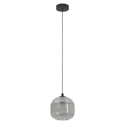 LED Pendelleuchte Mantunalle 1 schwarz ^ Eglo Best