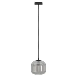 LED Pendelleuchte Mantunalle 1 schwarz ^ Eglo Best