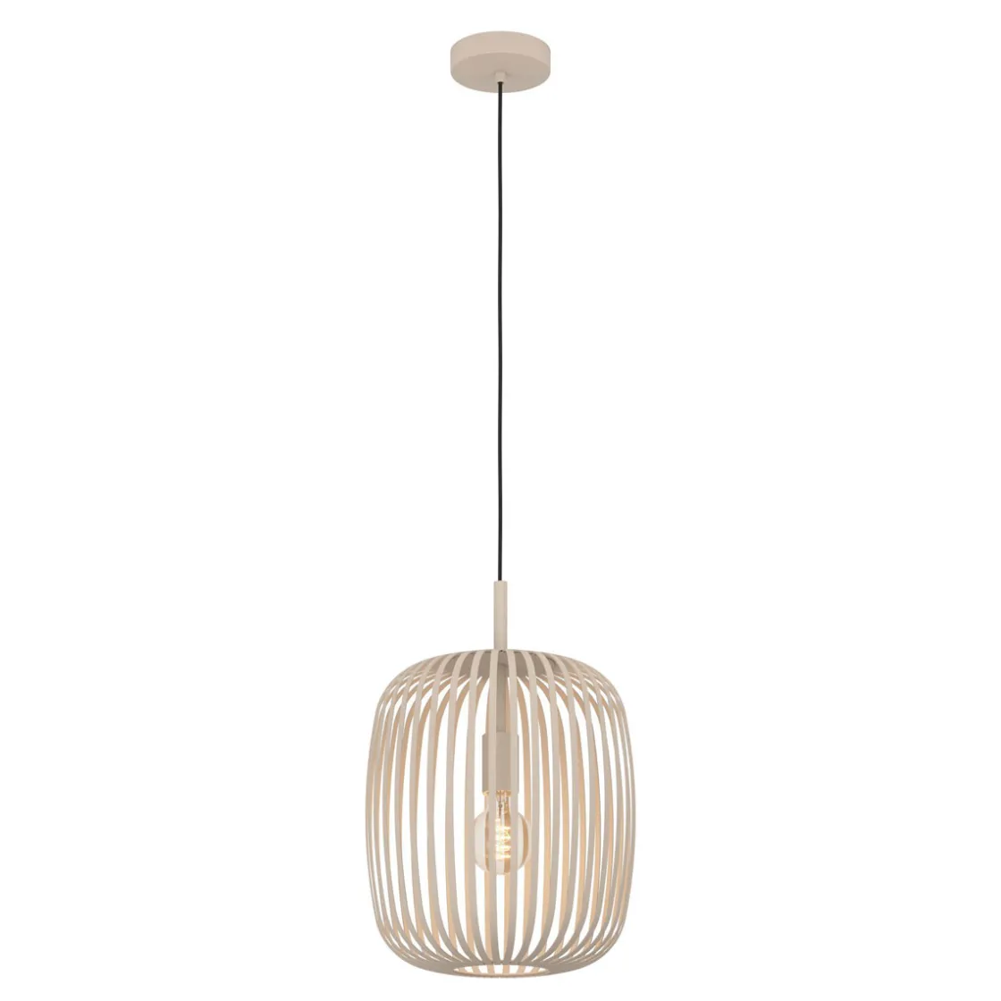 LED Pendelleuchte Romazzina sandfarben ^ Eglo Online