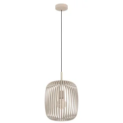 LED Pendelleuchte Romazzina sandfarben ^ Eglo Online