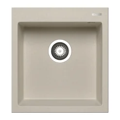 Einbauspuele ISTROS 46x50 cm 1BGranit Beige ^ Pyramis New