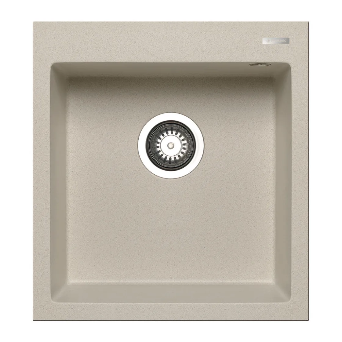 Einbauspuele ISTROS 46x50 cm 1BGranit Beige ^ Pyramis New
