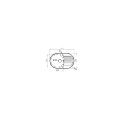 Einbauspuele SRMini glatt 92 mmDrehexcenter ^ Pyramis Outlet