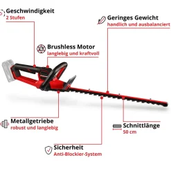 Akku-HeckenschereGP CH 18/50 Li BL-Solo ^ Einhell Hot