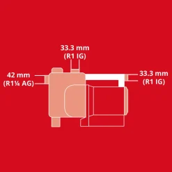 GE-AW1042FS Hauswasserautomat ^ Einhell