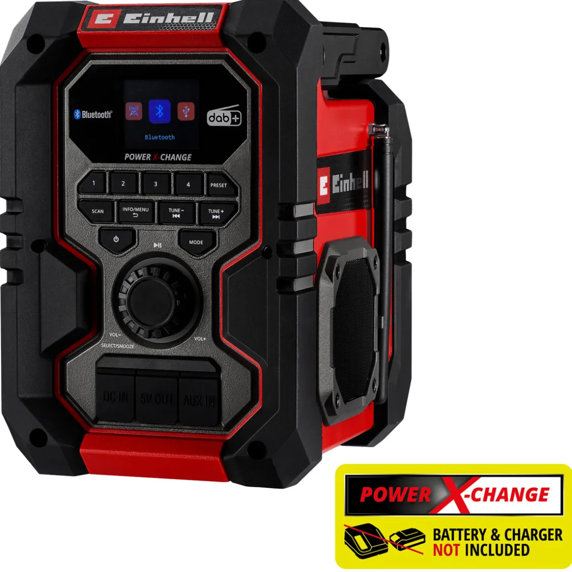 TE-CR 18 Li DAB+/FM/BT SoloAkku Radio ^ Einhell Clearance