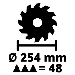 Zug-Kapp-Gehrungssäge TE-SM 10 L Dual ^ Einhell