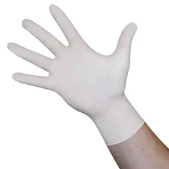 Einmalhandschuh Latex Classic Größe M weiß 100 Stück ^ Sale