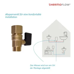 Elex 21 N elektr. Durchlauf-erhitzer 21 KW ^ Thermoflow Outlet