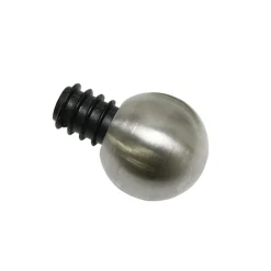 Endknopf Kugel New YOrk 12 mm edelstahl ^ Gardinia Outlet