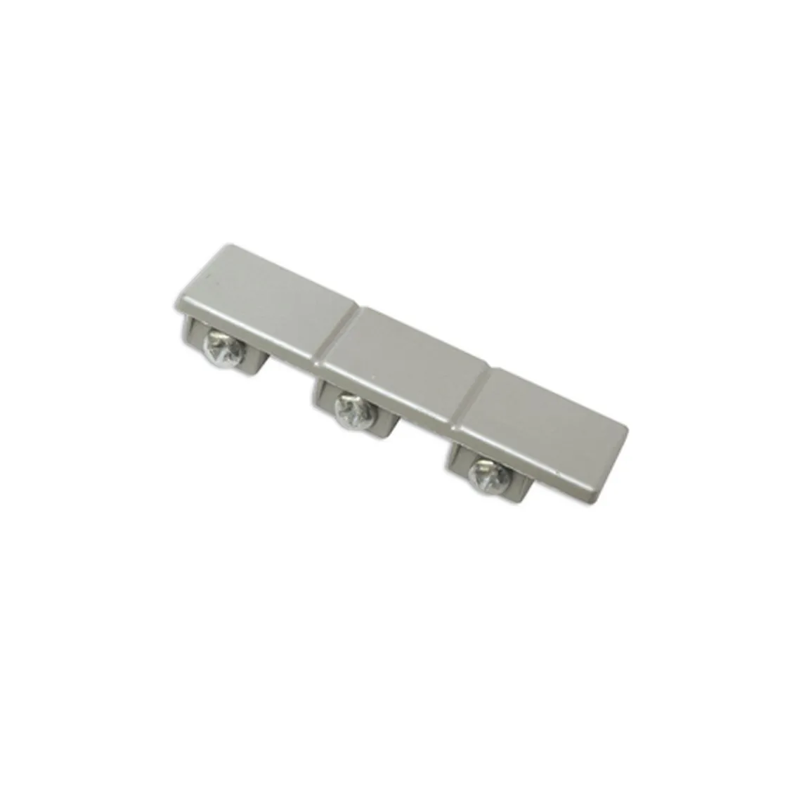 Endstück für 3lfg Schine silber ^ Gardinia