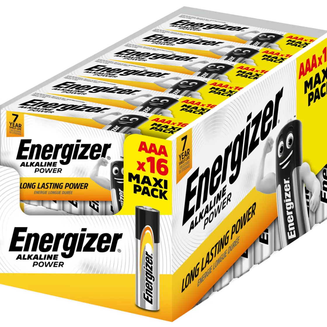 AAA-Batterie Alkaline Power Maxi-Pack 16 Stk. ^ Energizer Outlet