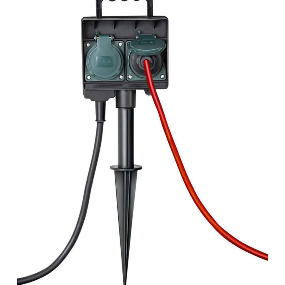 Erdspies-Steckdose 4-fach 1,5m Kabel ^ Brennenstuhl Online
