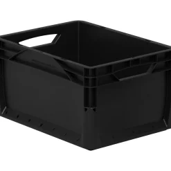 Eurobox40 cm x 30 cm x 22 cm schwarz ^ Outlet