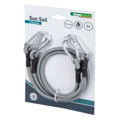 Expanderseil und Karabiner 70 cm, 2 St ^ Windhager