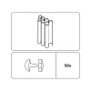 Faltenstecker glasklar ^ Gardinia Clearance