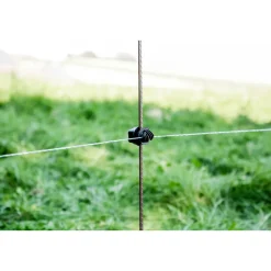 Federstahlpfahl Einzelspitze 107 cm braun 10 Stück ^