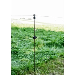 Federstahlpfahl Einzelspitze 107 cm braun 10 Stück ^