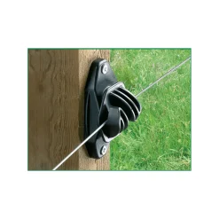 Festzaunisolator Highland schwarz 10 Stück ^ Outlet