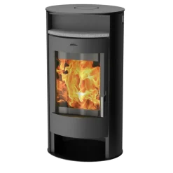 Kaminofen Borneo 6kWStahl Anschl. oben 150mm ^ fireplace Sale