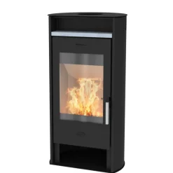 Santa Fe 6kWStahl Anschl. oben/hinten 150mm ^ fireplace Hot