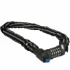 Kettenschloss mit Zahlencode und Reflex 80 cm 8 mm ^ Fischer Bikes Online