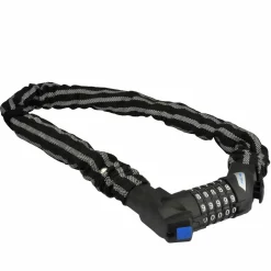 Kettenschloss mit Zahlencode und Reflex 80 cm 8 mm ^ Fischer Bikes Online