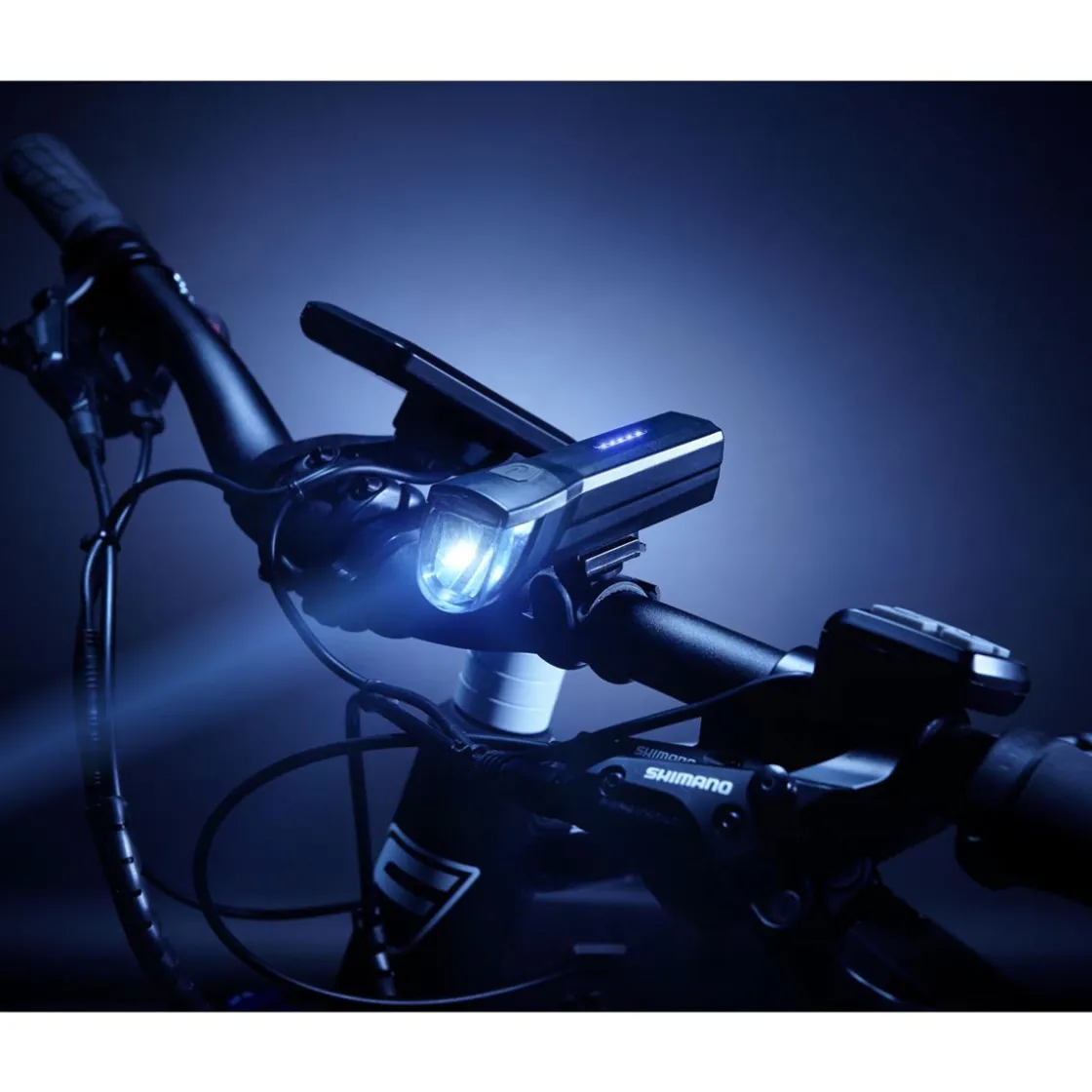 LED-Akku-Beleuchtungs-Set 3-teilig ^ Fischer Bikes Clearance