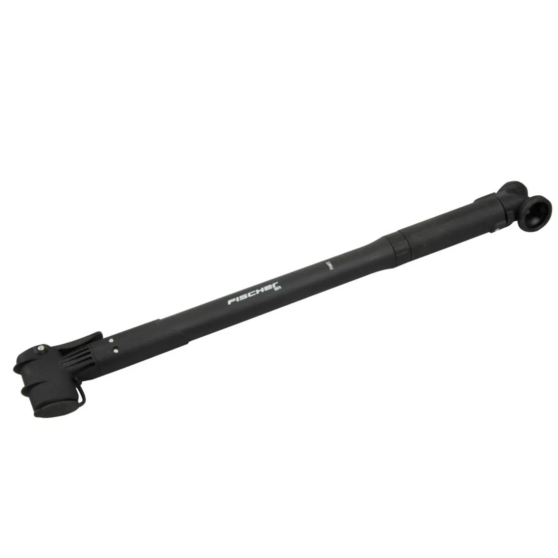 Luftpumpe mit Duokopf Rahmenbefestigung schwarz ^ Fischer Bikes