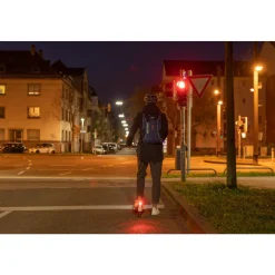 Rucksack mit Blinkfunktion blau ^ Fischer Bikes Sale