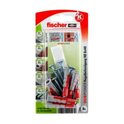Dübel DuoPower für Regalbefestigung 8 x 40 mm 8 Stück ^ Fischer Discount