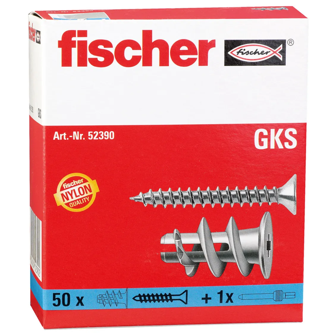 Gipskartondübel mit Schraube 50 Stück ^ Fischer Online