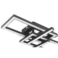 DL Talesia 42x28x7cm schwarz 24W2700lm warmweiss ^ Flector
