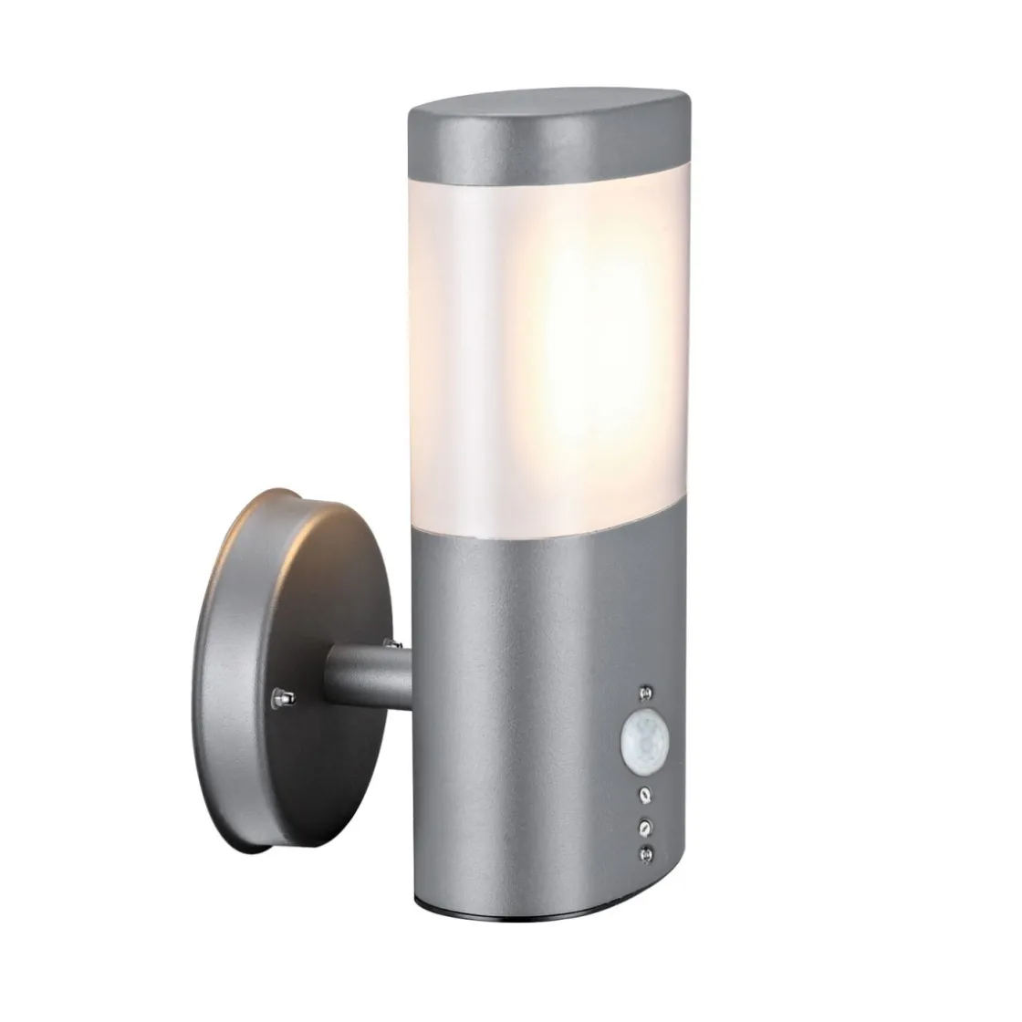 LED-Außenwandleuchte Mira mit Bewegungsmelder grau ^ Flector Garten Outlet