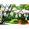 LED-Solar-Lichterkette Vintage inkl 10 Birnen ^ Flector Garten New