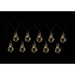 LED-Solar-Lichterkette Vintage inkl 10 Birnen ^ Flector Garten New