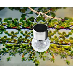 LED-Solar-Pendelleuchte mit Aufhängung warmweiß ^ Flector Garten Online