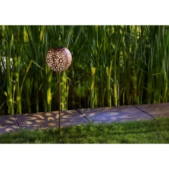LED Solarspiess terracotta ^ Flector Garten Outlet