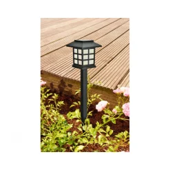 LED-Solarspieß Laterne schwarz inkl Erdspieß ^ Flector Garten Clearance