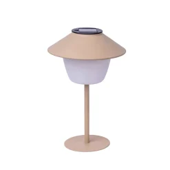 LED Solar Tischleuchte beige ^ Flector Garten Outlet