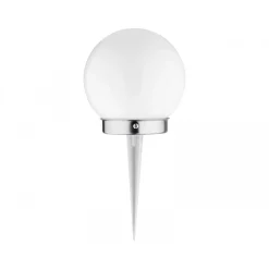 Solar-Kugelleuchte weiß Durchmesser 15 cm ^ Flector Garten Best