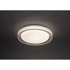 LED-Deckenleuchte Lunetta 24 Watt weiss/silber 3000-6500K ^ Flector