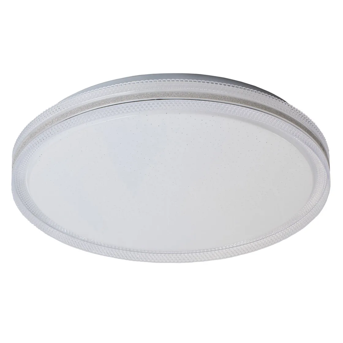 LED Deckenleuchte Stellaris D39cm 24W 3000K weiss u. kristall ^ Flector Hot