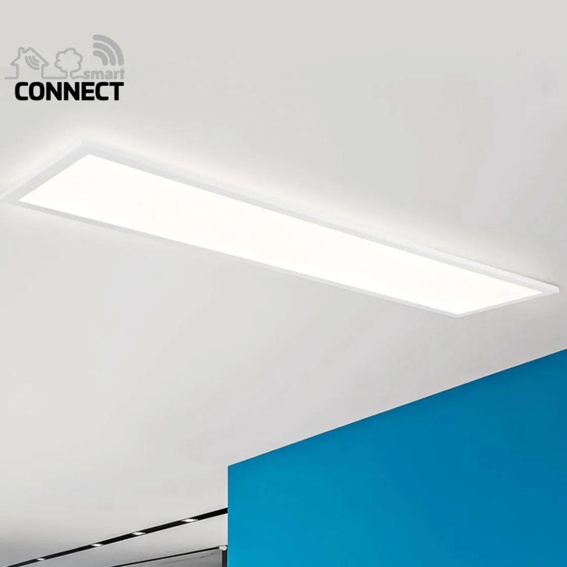 LED-Panel Smart Connect 120 x 30 cm weiß ^ Flector New