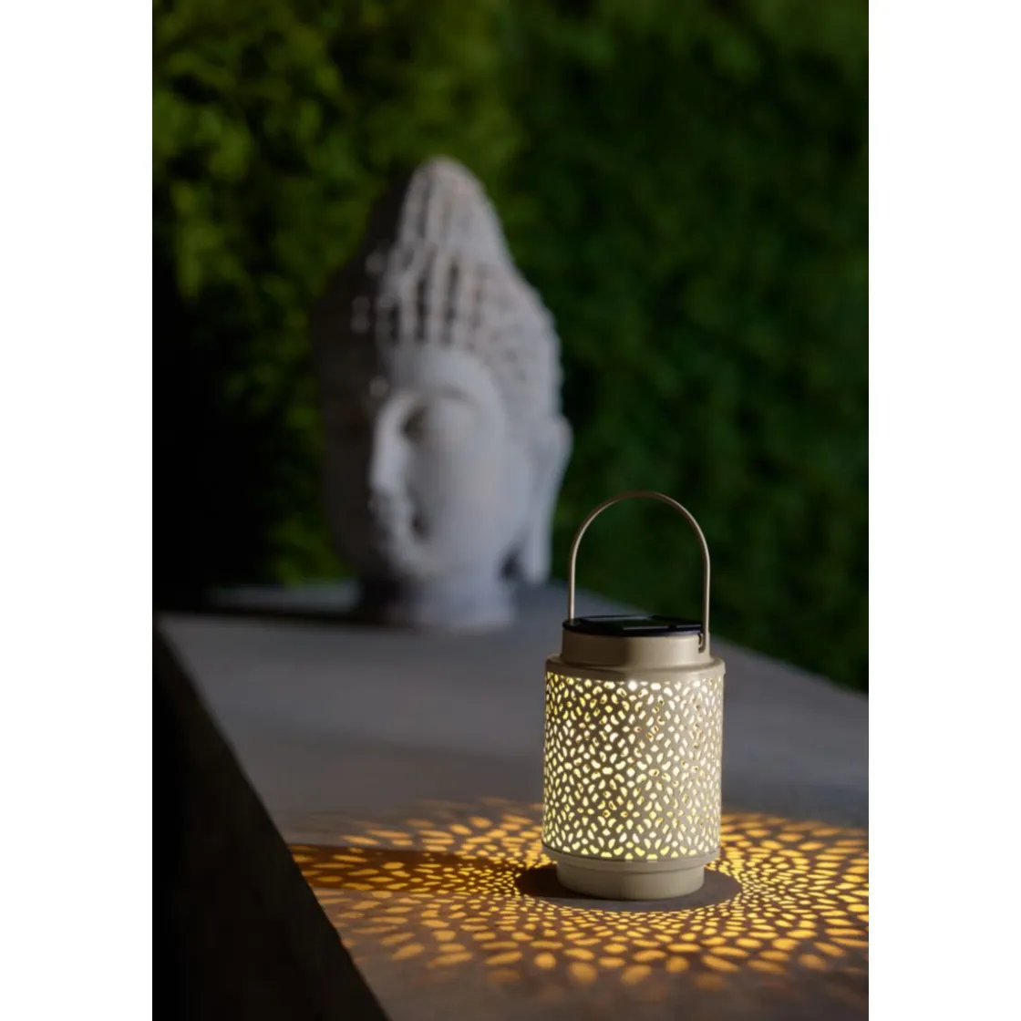 LED Solar Laterne Lina sand 10 x 8 cm ^ Flector Discount