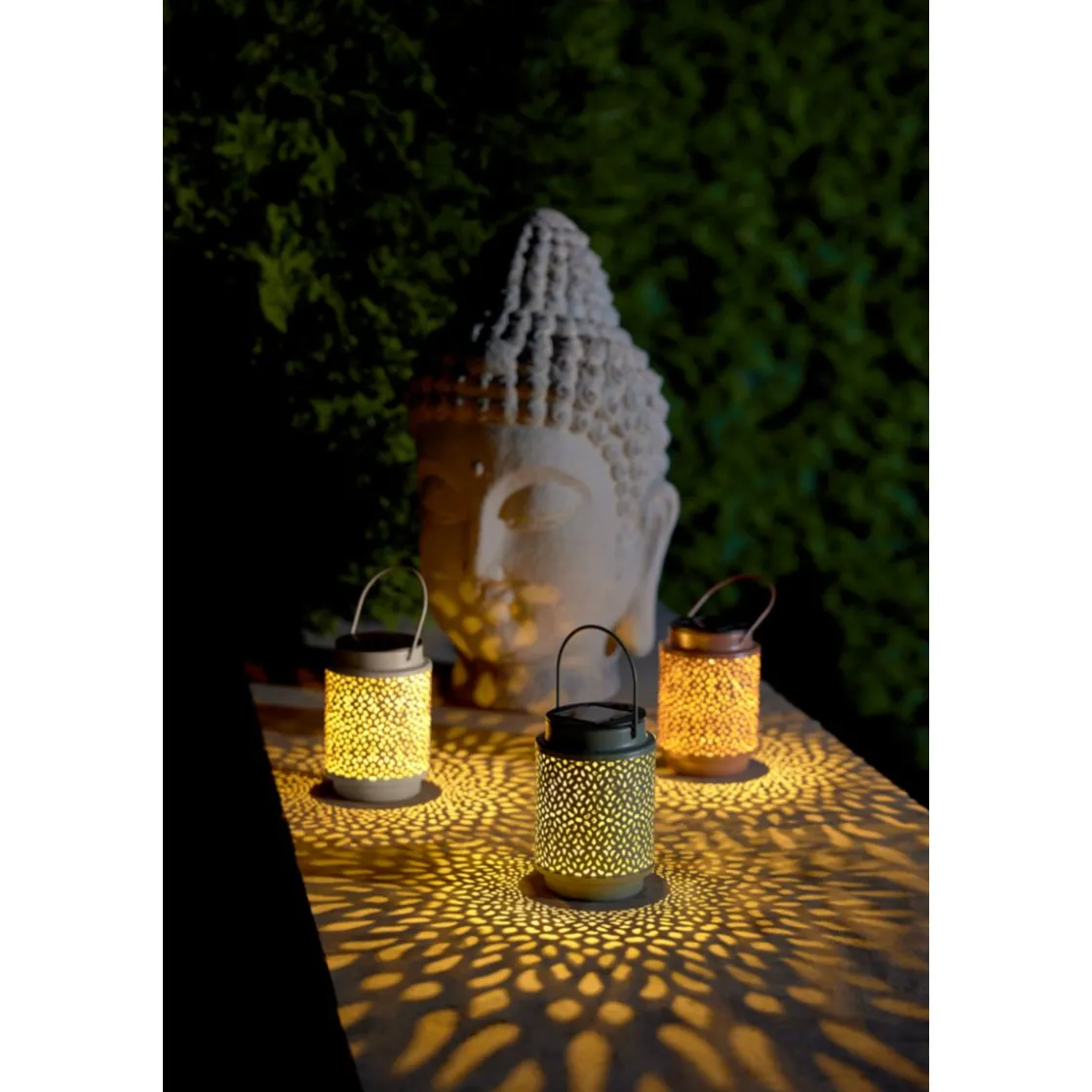 LED Solar Laterne Lina sand 10 x 8 cm ^ Flector Discount
