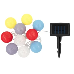 LED-Solar-Lichterkette Cotton inkl 10 Kugeln 200 cm ^ Flector Outlet