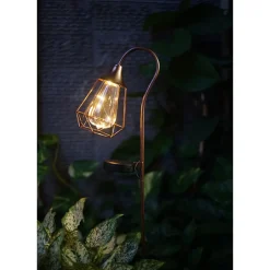 LED-Solarspieß Carl inkl Akku bronzefarben ^ Flector Outlet